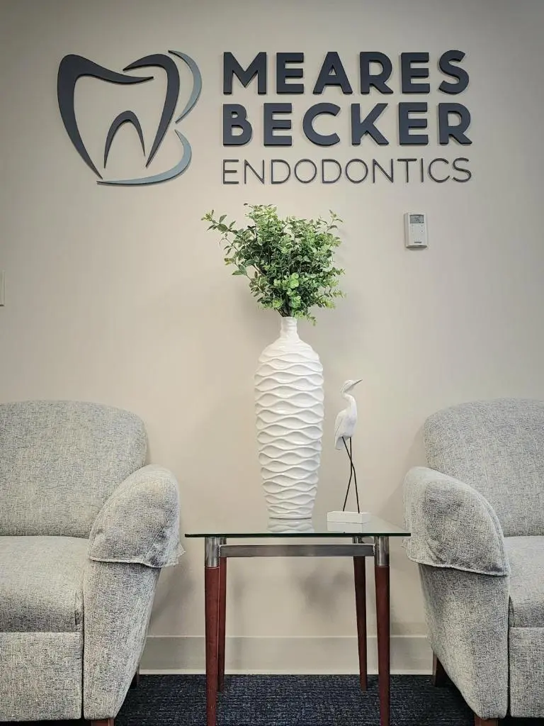 Meares Becker Endodontics dental office waiting room