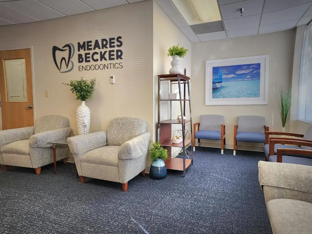 Meares Becker Endodontics dental office waiting room