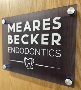 Meares Becker Endodontics signage